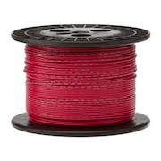 REMINGTON INDUSTRIES 16 AWG Gauge Stranded Hook Up Wire, 250 ft Length, Red, 0.0508" Diameter, UL1015, 600 Volts 16UL1015STRRED250
